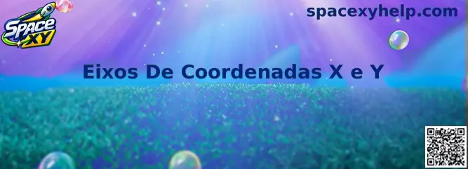 Gráfico demonstrando os Eixos De Coordenadas X e Y no jogo Space XY